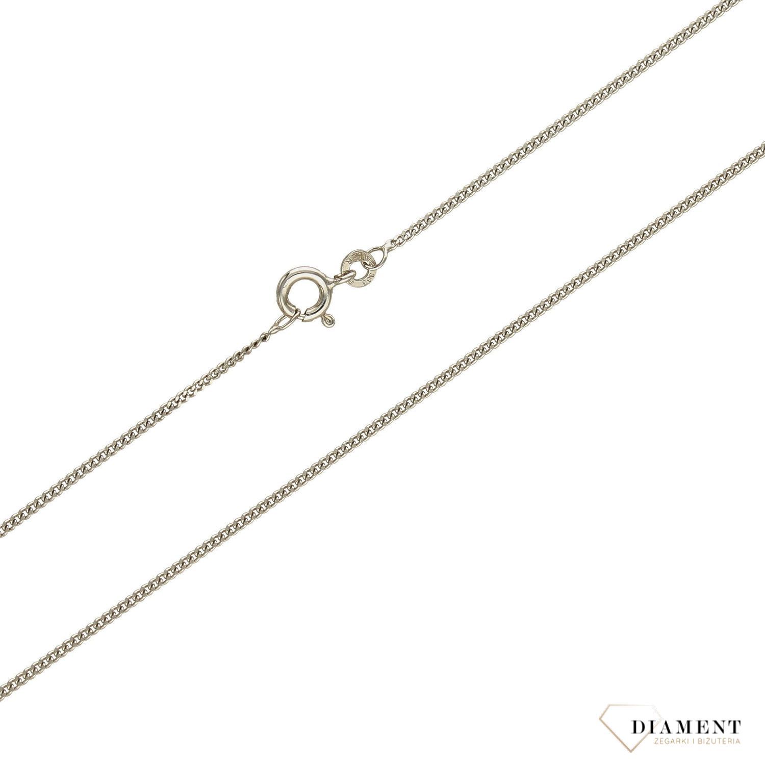 Złoty łańcuszek 333 pancerka białe złoto 1,5 mm DIA-LAN-1435B-333 1,5mm (2).jpg